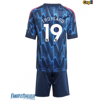 Arsenal Leandro Trossard #19 Echipament de Fotbal Replică 2025-26 Copii Deplasare (+ Șorturi)